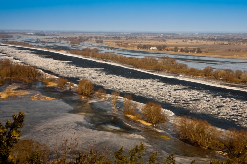Eisgang auf der Elbe