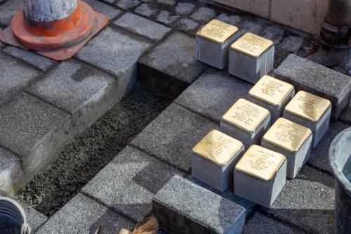 Beginn der Verlegung