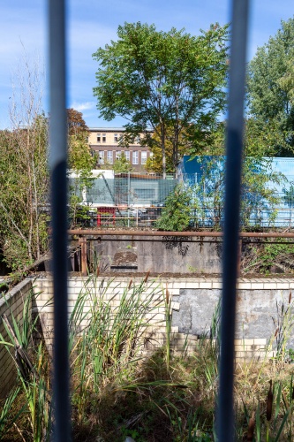 Zoom-In Industriebrache und Natur
