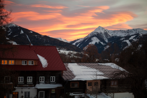 Abendrot ueberm Koboldhof
