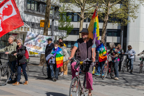 Marsch zur Kundgebung nach Frankfurt a.M. -3