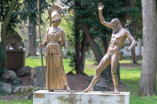 Myron, Athena und Marsyas-4