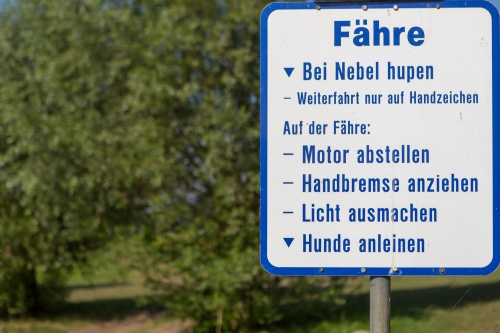 Bei Nebel hupen