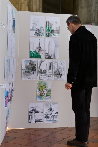 ASRM - Architekten zeichnen; Bilderflut - Vernissage-2