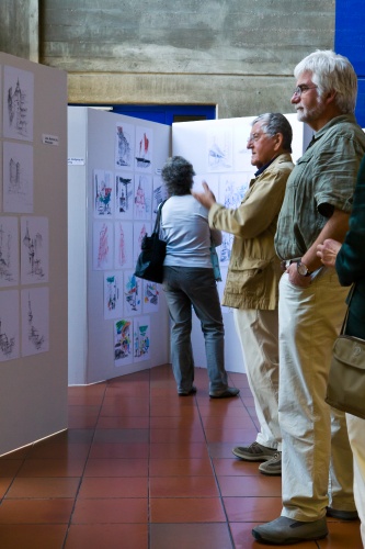 ASRM - Architekten zeichnen; Bilderflut - Vernissage-3