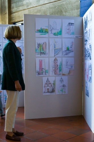 ASRM - Architekten zeichnen; Bilderflut - Vernissage-4