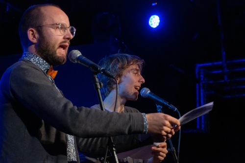 Finn Holitzka und Samuel Kramer Poetry Slammer