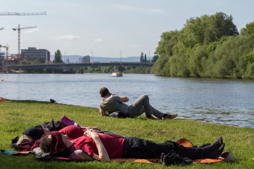 Entspannung vor dem Auftritt