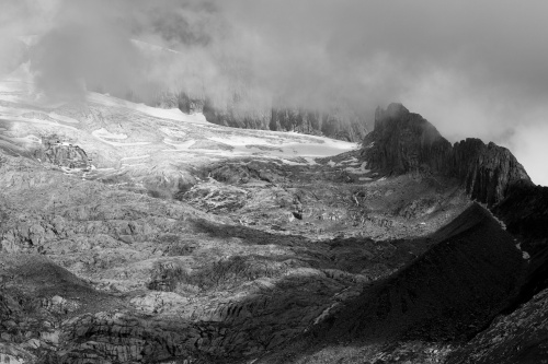 Blick auf den Oberaletschgletscher