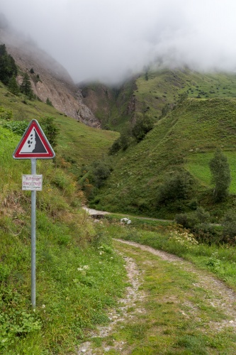 Achtung Steinschlag
