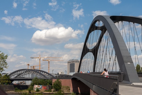 Osthafenbruecke u. Honsellbrueck