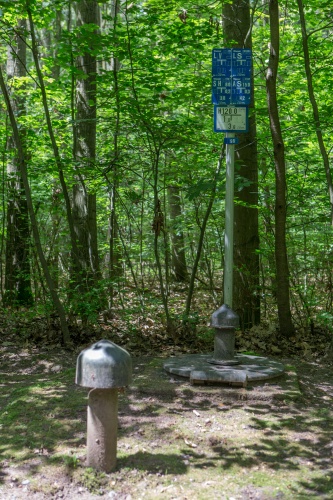 Wasserpumpen im Wald