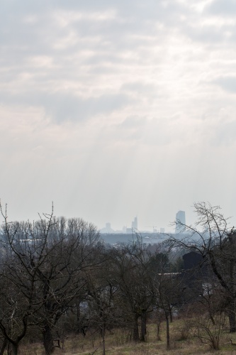 Himmel ueber Frankfurt