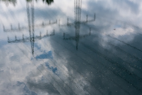 Energiespiegelung im Oberwaldsee