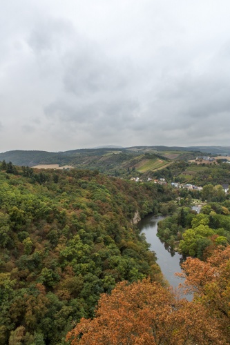 Blick vom Rheingrafenstein auf die Nahe