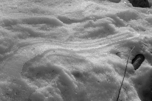 Schmelzende Schnee-Muster-2