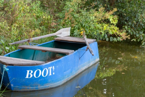 Zoom-In BOOT! - BLAU!