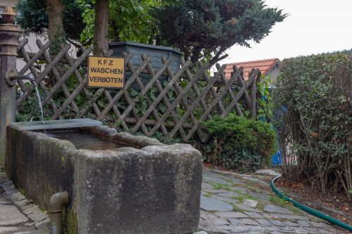 Zoom-In Kein Waschwasser