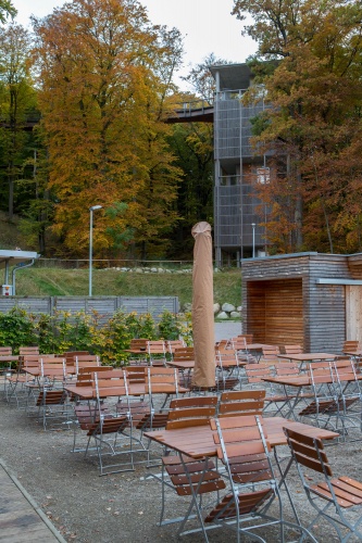 Abstieg und Rast