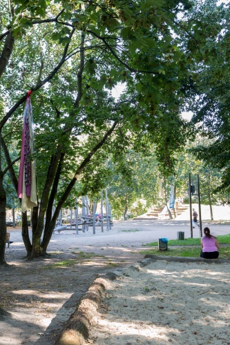 Spielplatz und Kunst