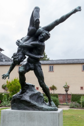 Jef Lambeaux Wrestlers